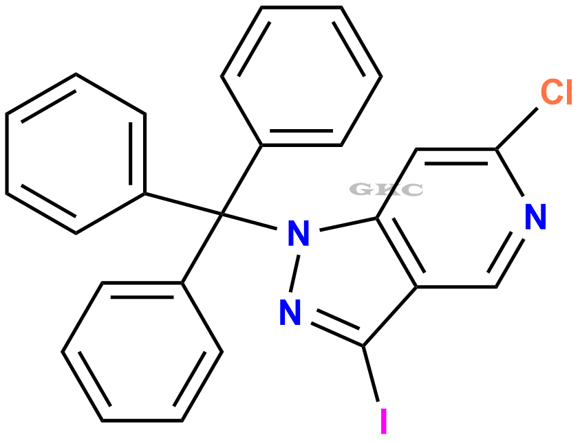 6-Chloro-3-iodo-1-trityl-1H-pyrazolo[4,3-c]pyridine